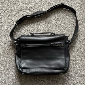 Aldo Black Leather Handbag with Strap